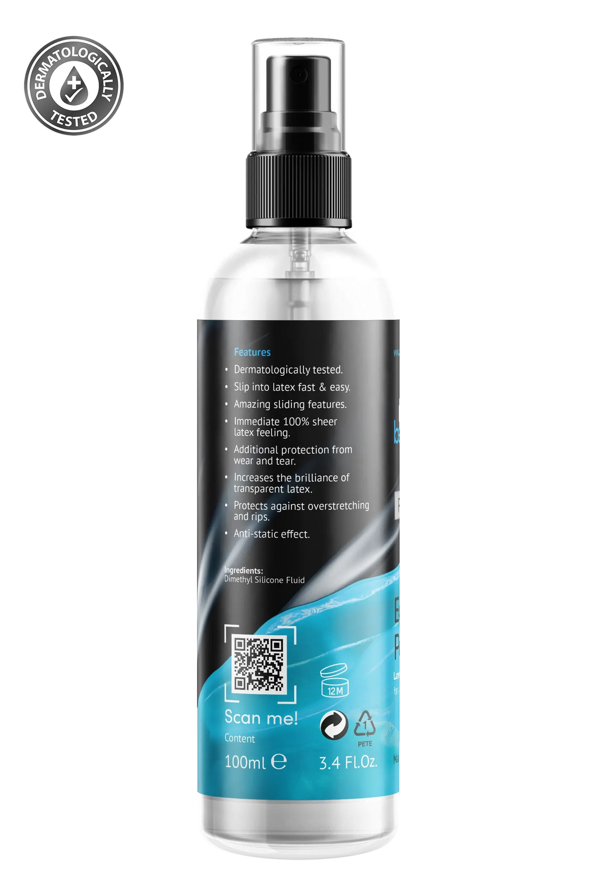 Latex Dressing aid - beGLOSS - Easy Glide Pump Spray 100ml