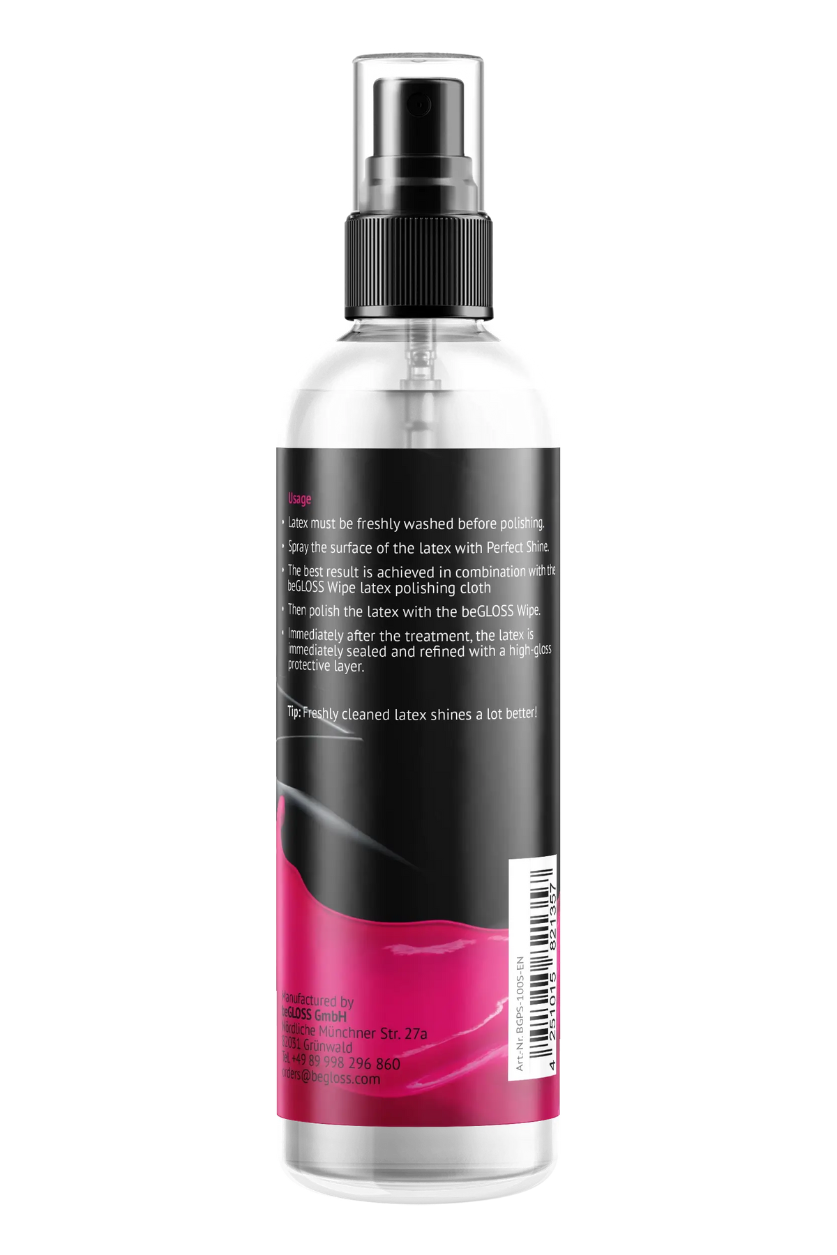 Lustrant latex - beGLOSS - Perfect Shine spray 100 ml