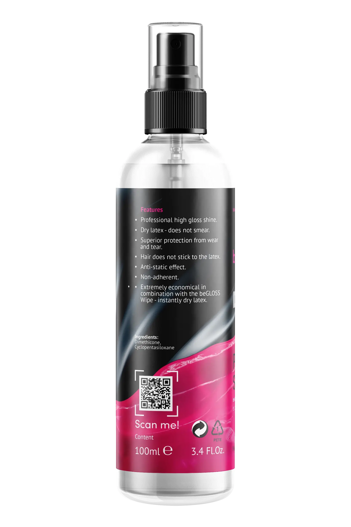 Lustrant latex - beGLOSS - Perfect Shine spray 100 ml