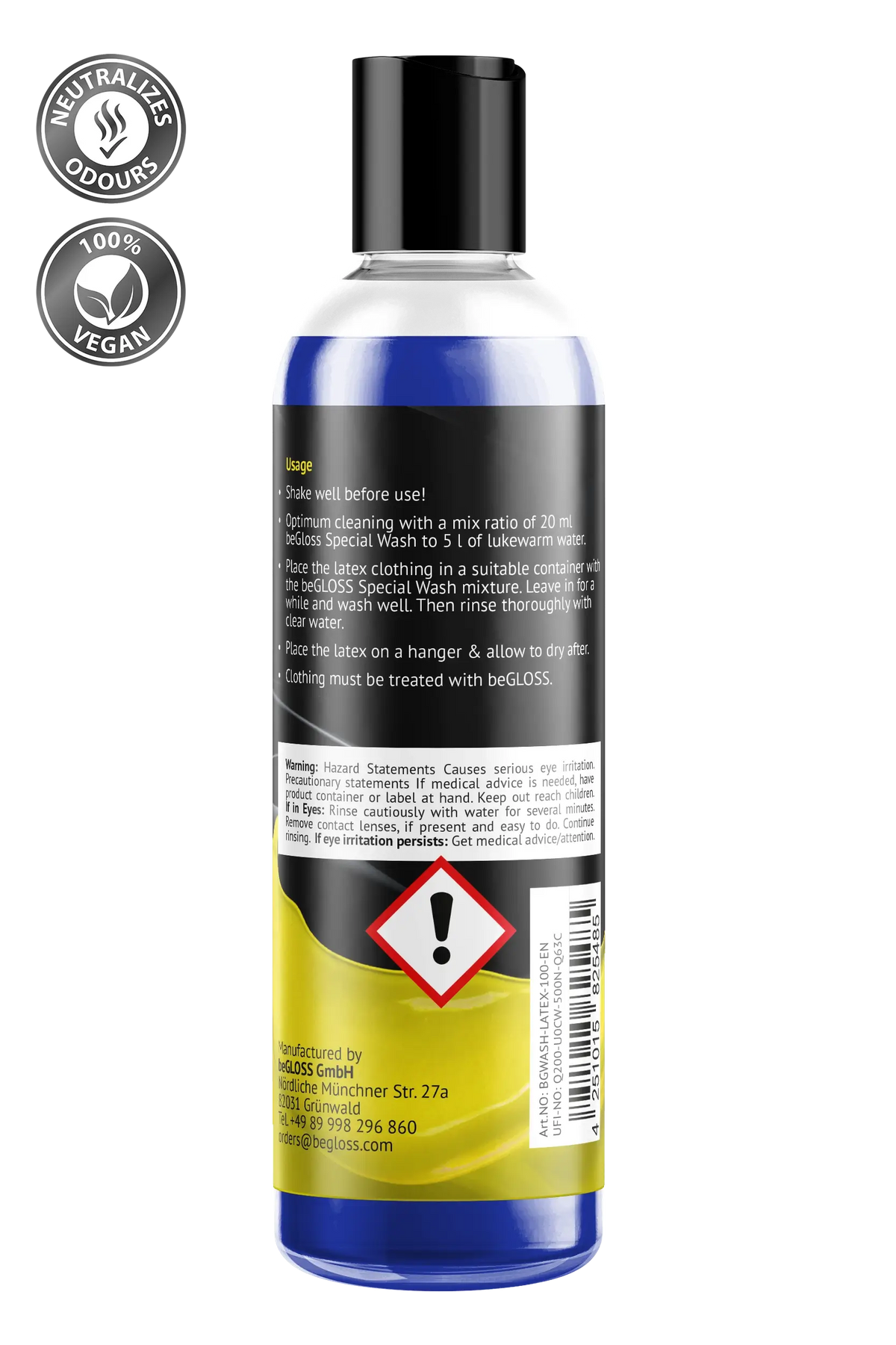 Latex Detergent - beGLOSS - Special Wash 100ml
