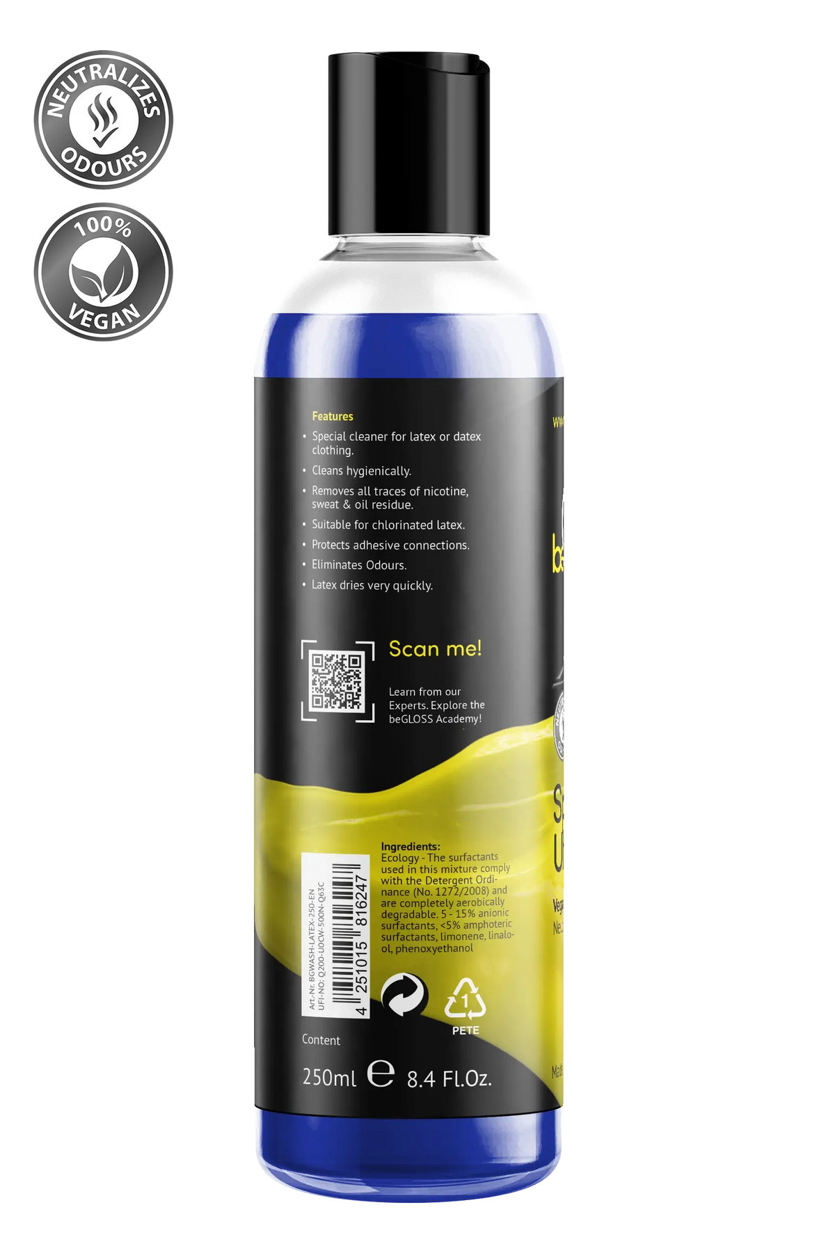 Latex Detergent - beGLOSS - Special Wash 250ml