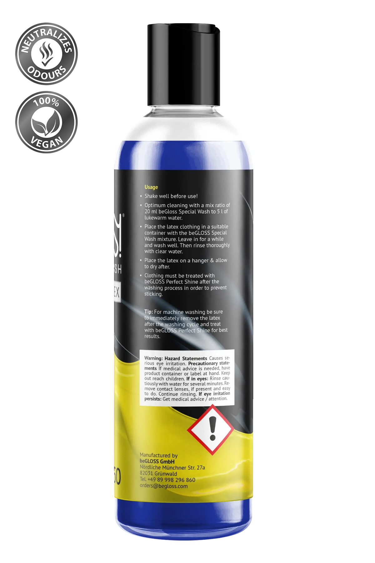 Latex Detergent - beGLOSS - Special Wash 250ml