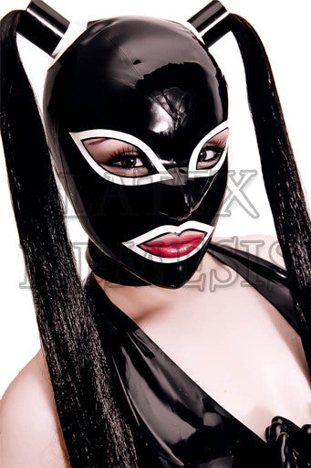 Synthetic Pigtails Hood