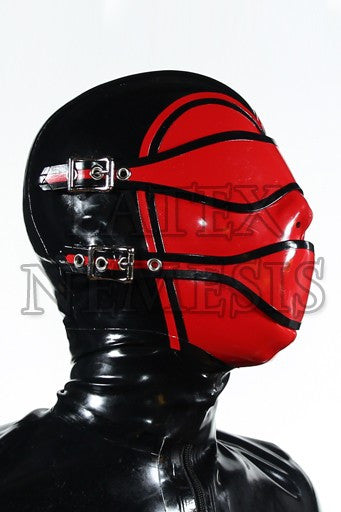 2-Tone Bondage Hood