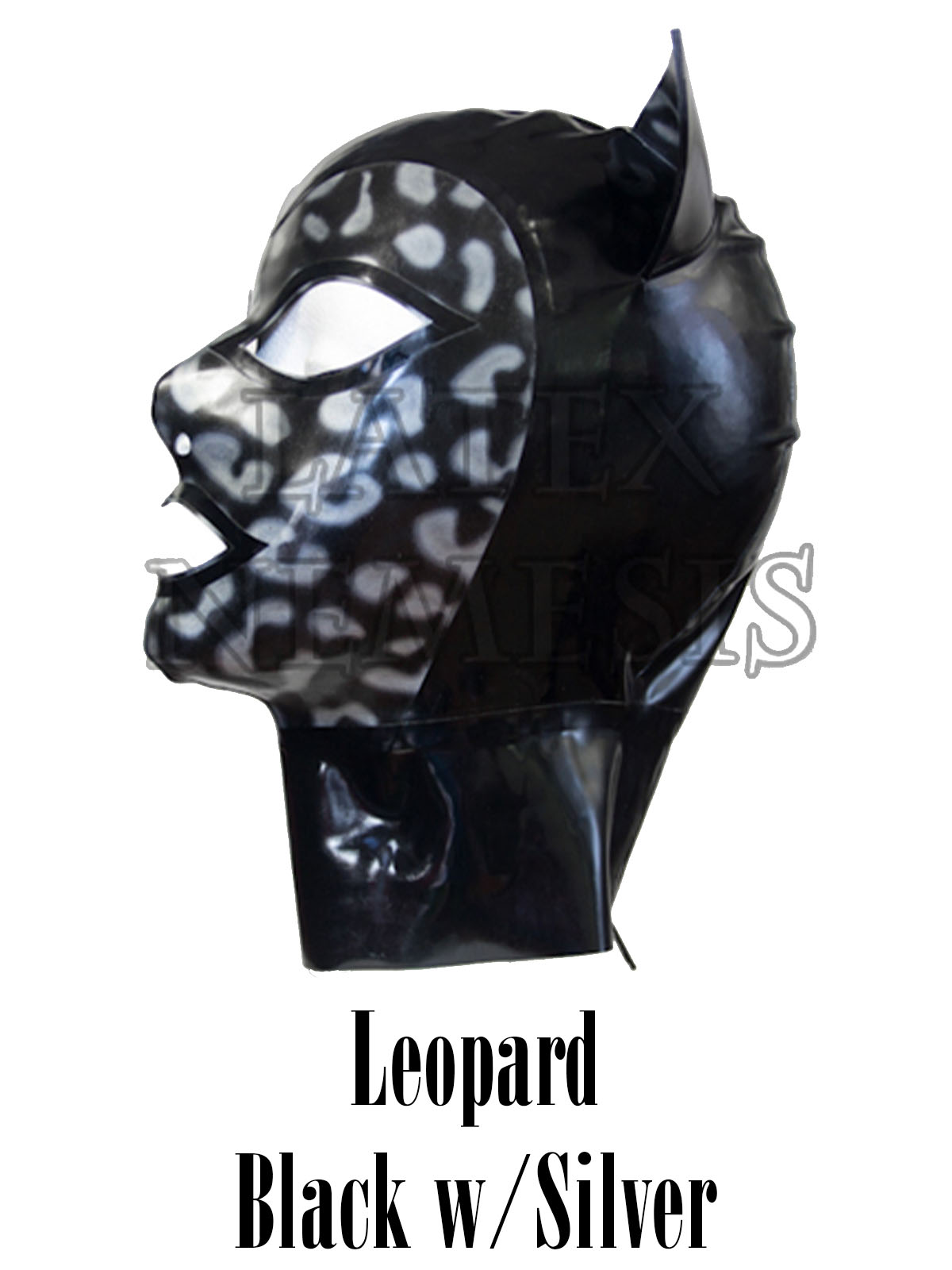 Leopard - Black w/ Silver