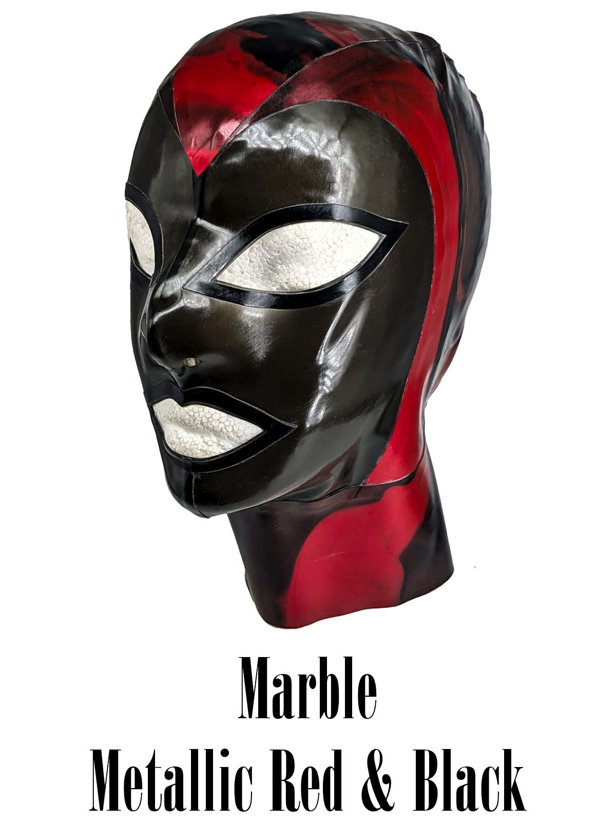 Marble - Metallic Red & Black