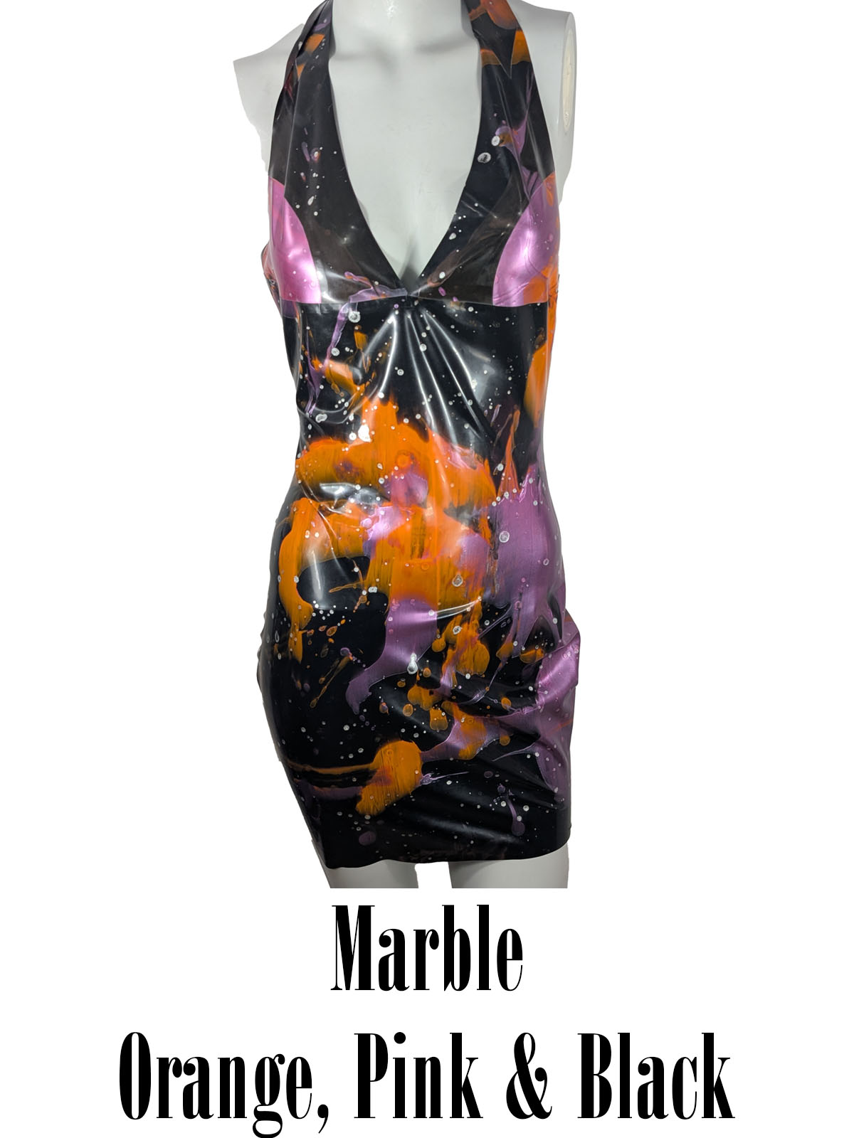 Marble - Orange Pink