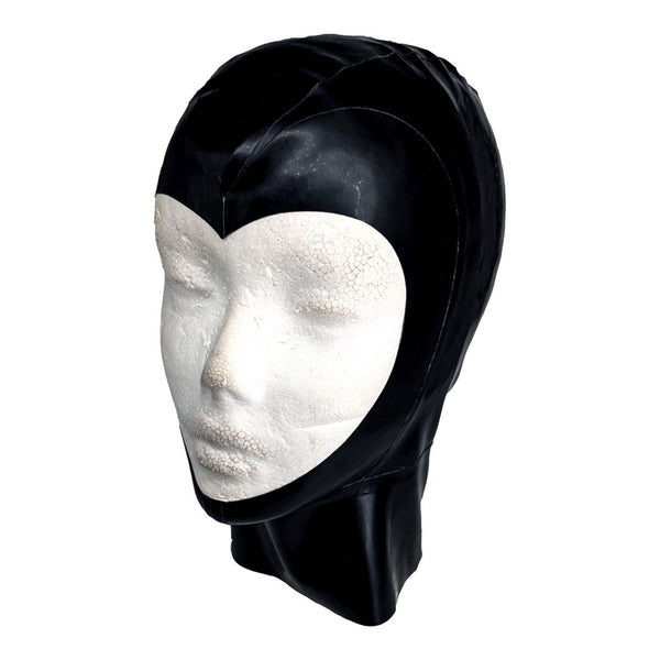 Black open face