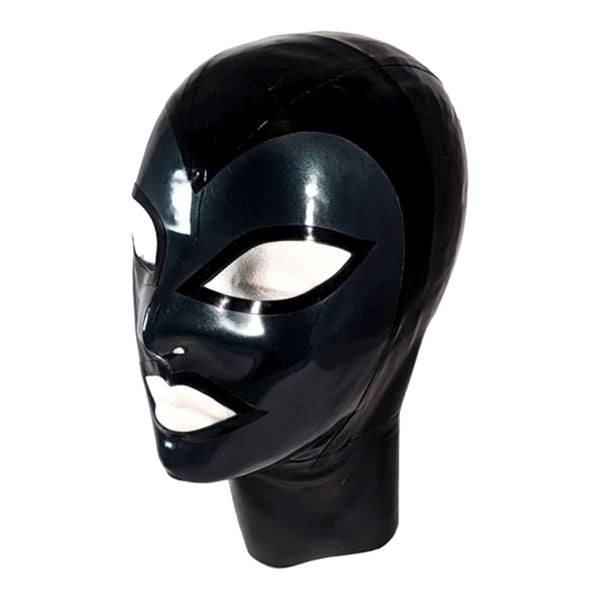 Black pearlsheen peacock face
