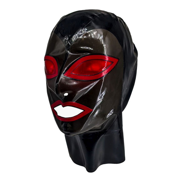 Black smoke face red vinyl eye and trim