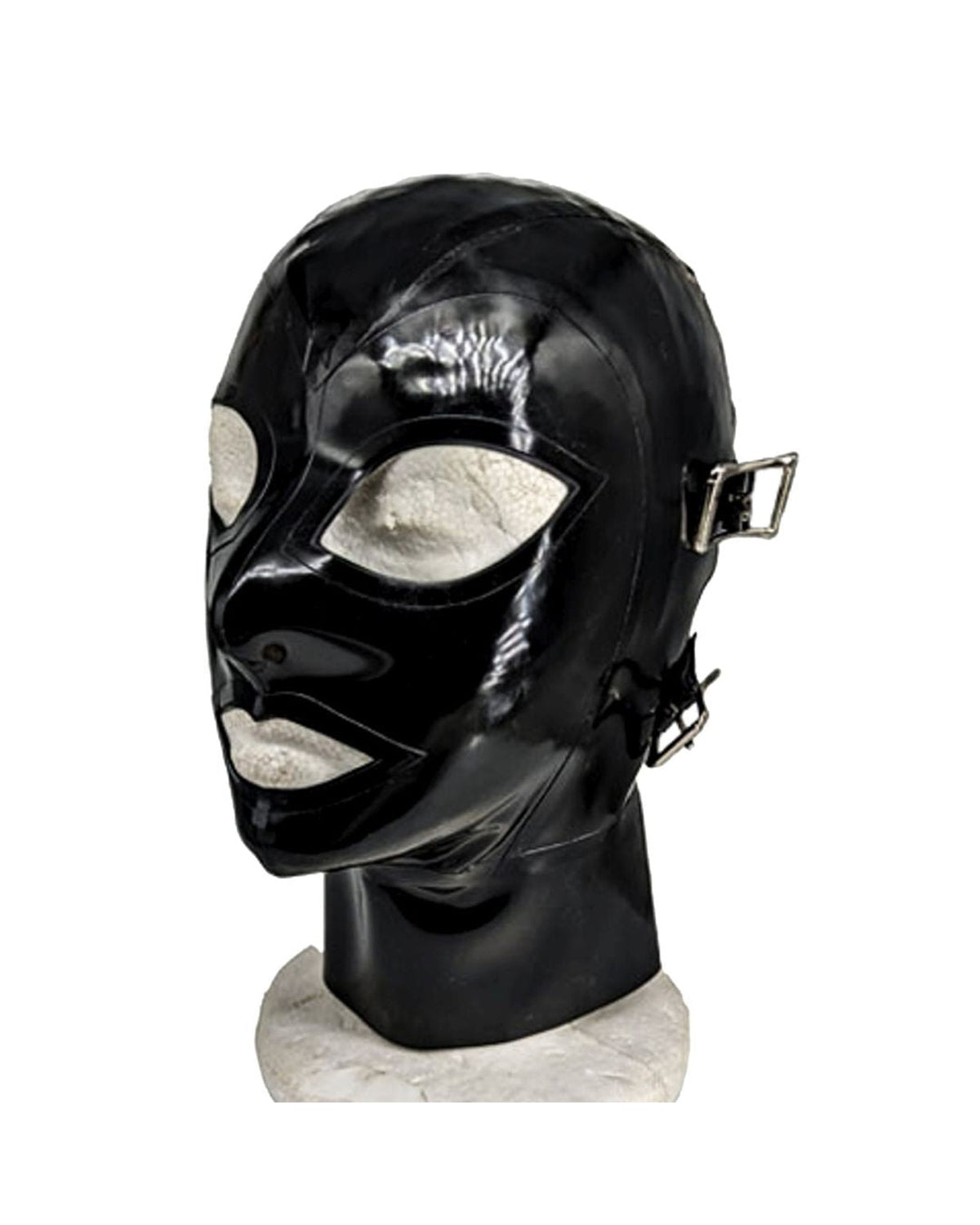 Medium - Wide Chin - Black with Black Trim - Wide Eye - Buckles
