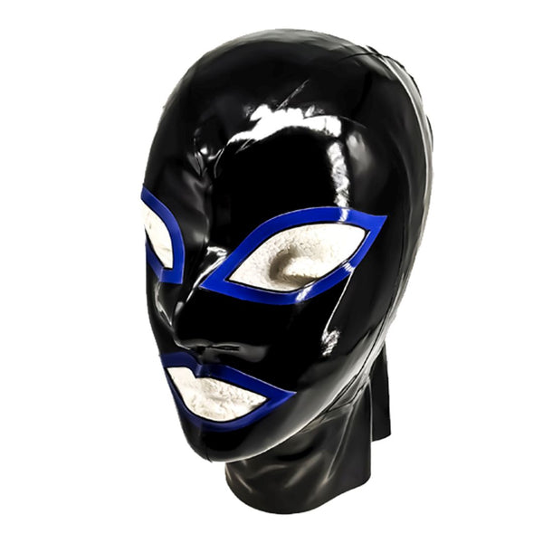 Black with Navy Blue Trim Hood
