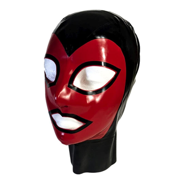 Black with red face wide eye