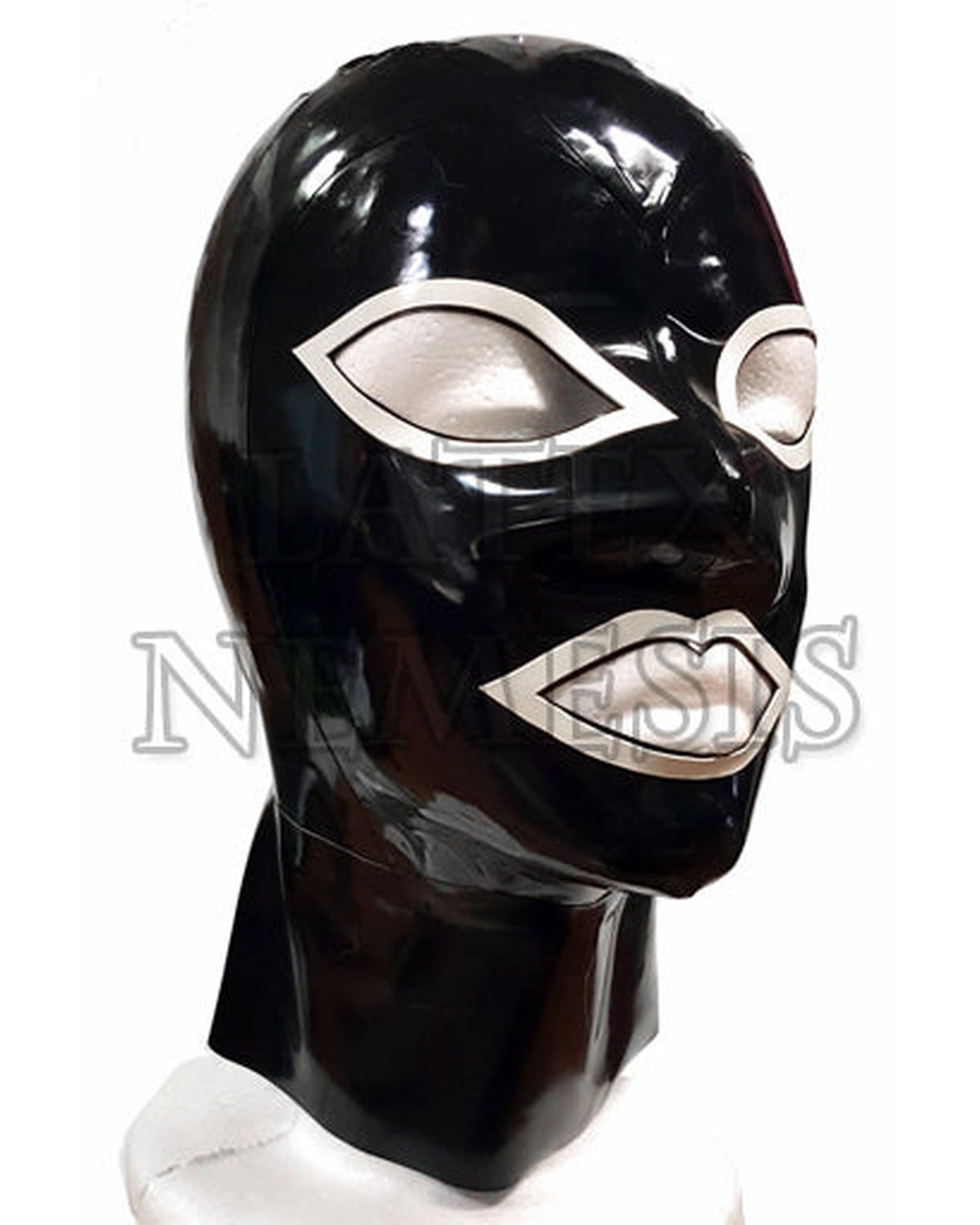 Large/X-Large w/16 Neck - Apprentice Hood 30% Off - Black with White Trim