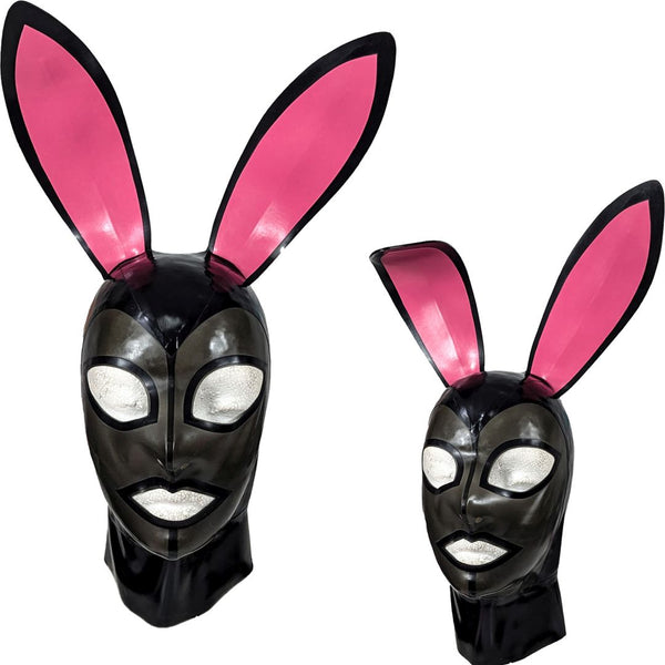 Bunny Ears HoodLarge Round EarsSmoke Face with Wide Eye