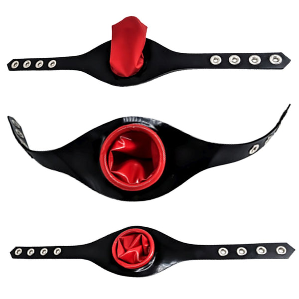 Condom Gagwith Red Ring & Sheath