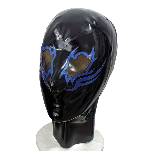 Custom Design Vinyl Eye with Pearlsheen Azure Trim Hood
