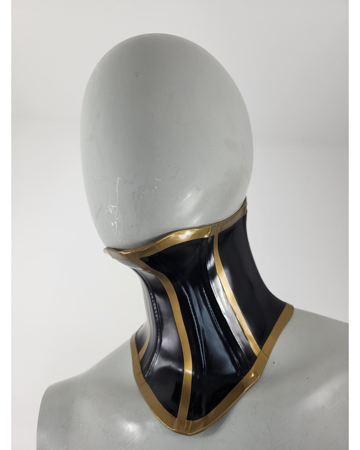 Fully Trimmed Latex Neck Corset