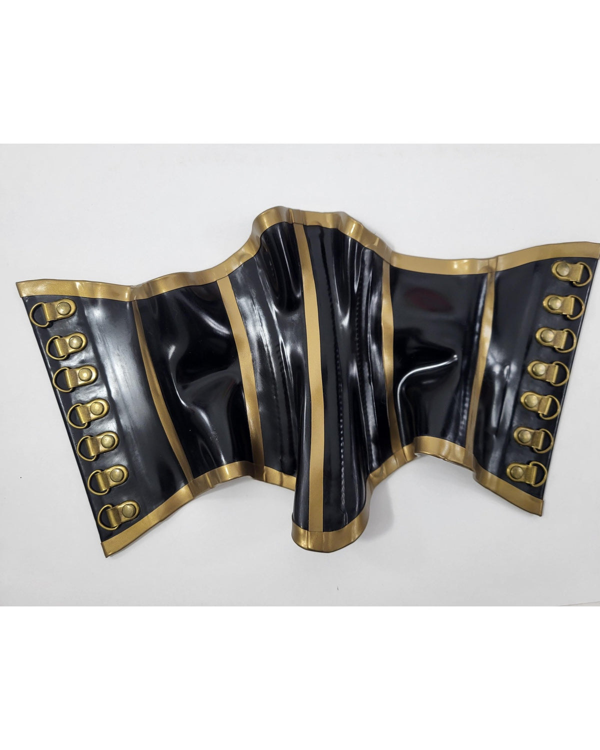 Fully Trimmed Latex Neck Corset
