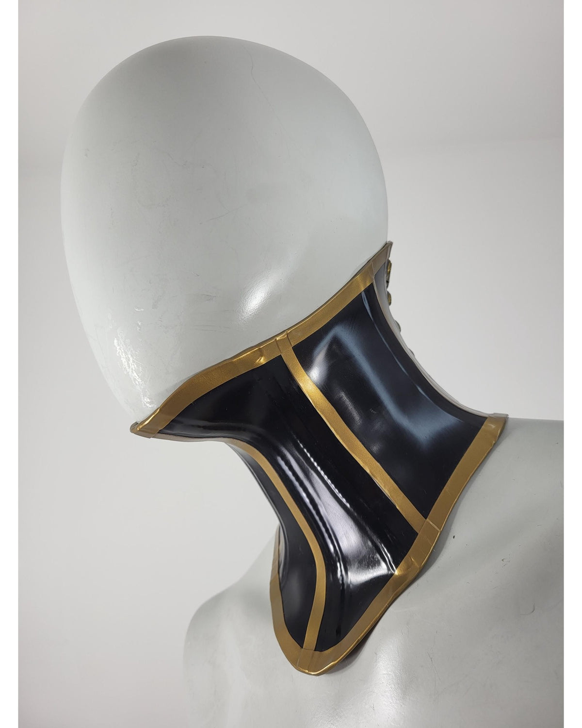 Fully Trimmed Latex Neck Corset