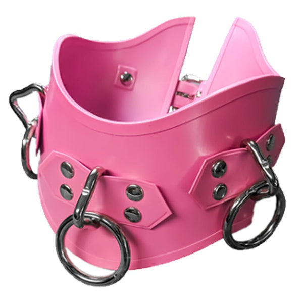 Laminated Posture CollarShown in Bubblegum Pinkwith Matching Edge Trim