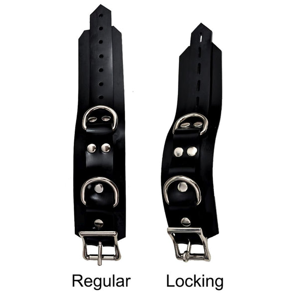 RestraintsNon-Locking (Regular Holes)vs.Locking (Oblong Holes & Tongue with Lock Hole)