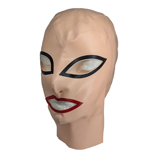 Mannequin black eye red mouth