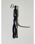 Mini Latex Flogger Keychain - Silver
