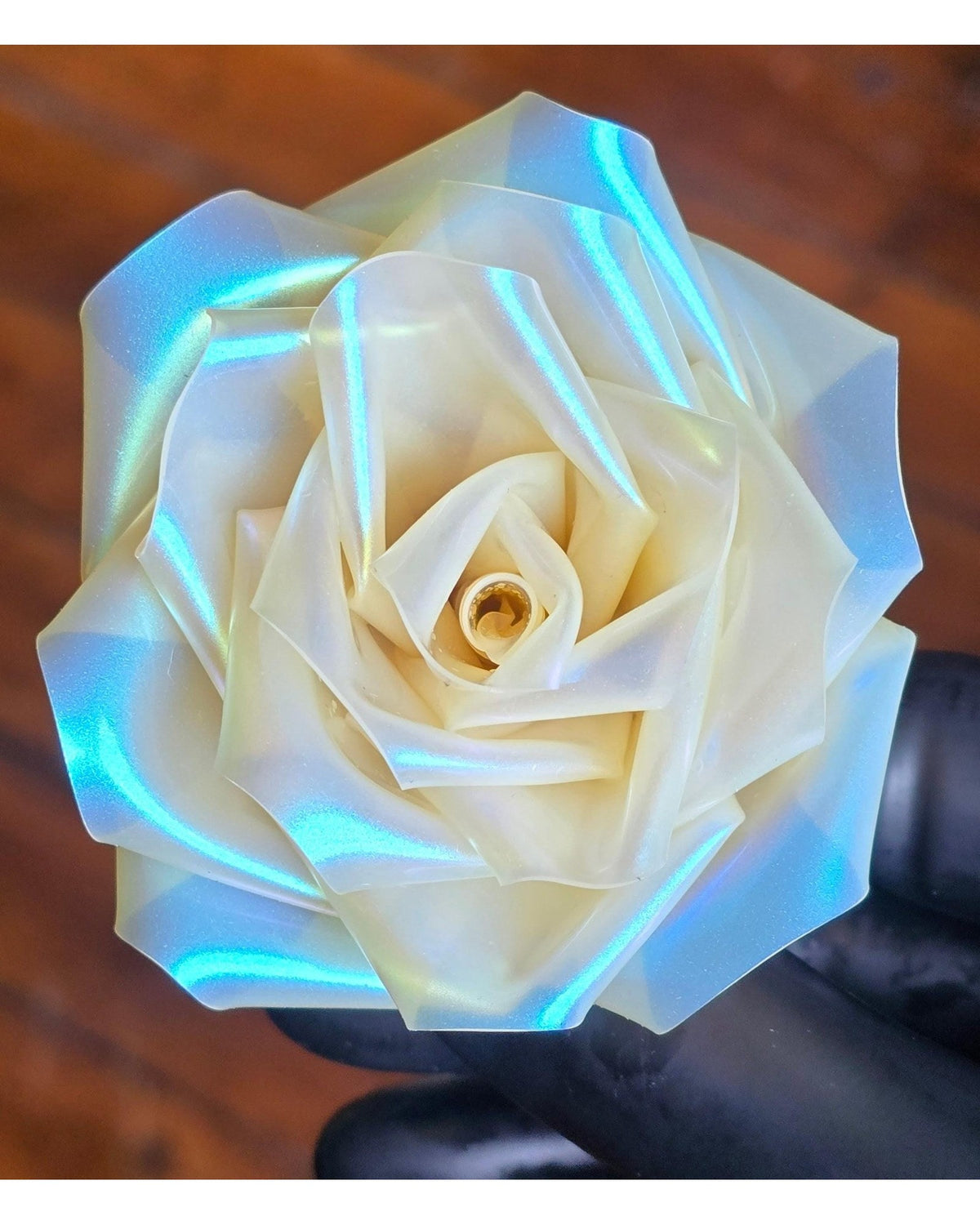 Latex Rose Hair Clip - alternate view