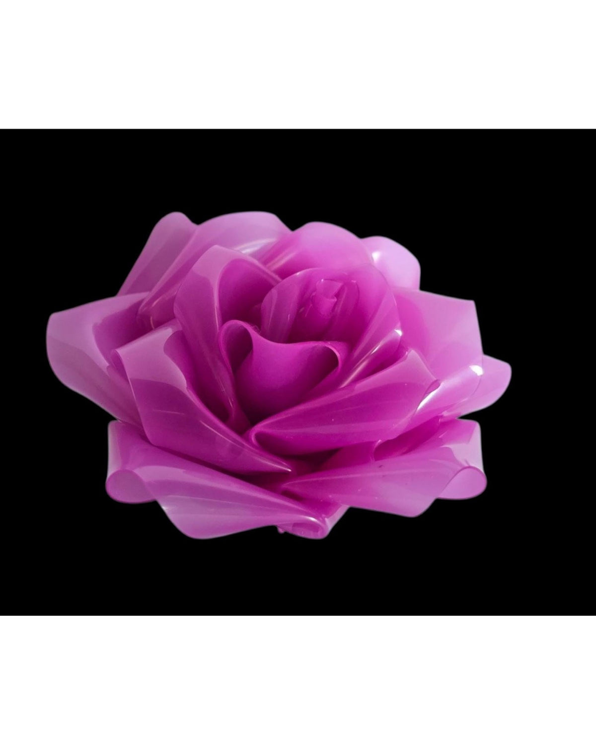 Latex Rose Hair Clip - alternate view