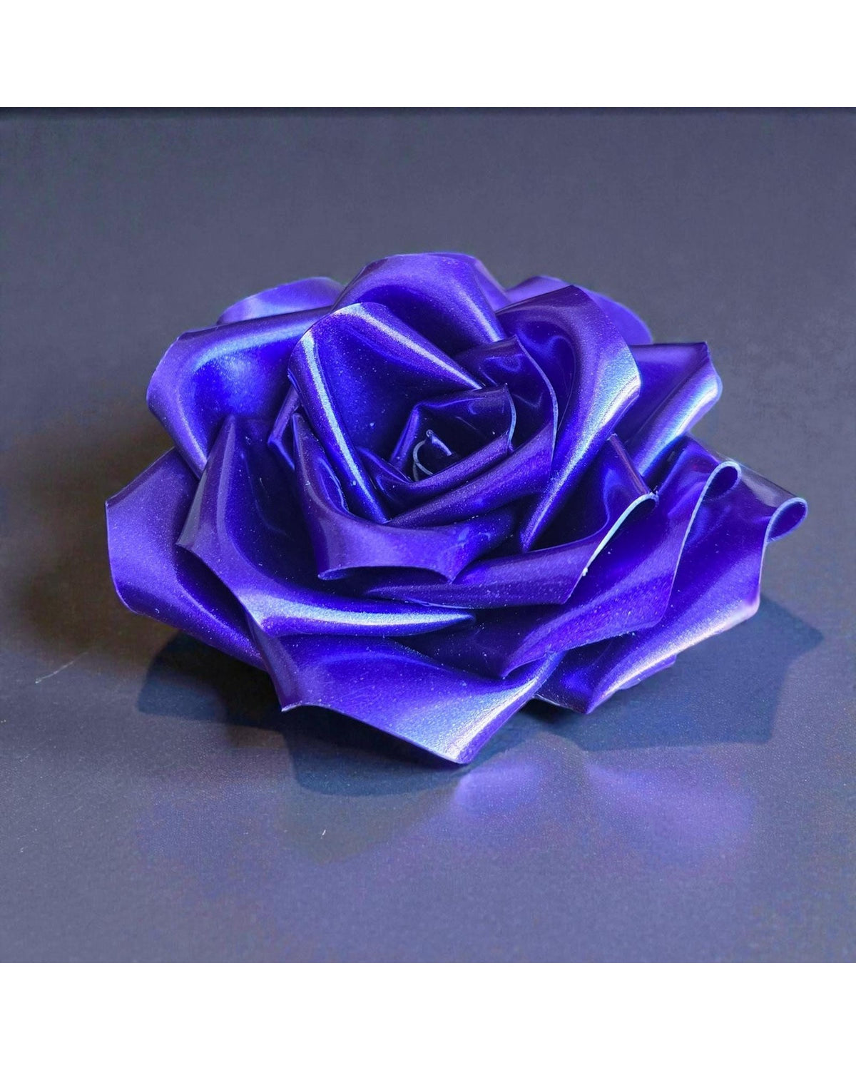 Latex Rose Hair Clip - alternate view