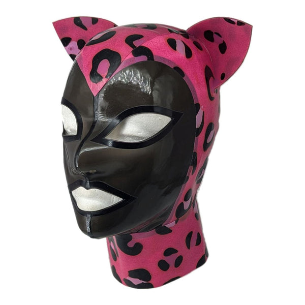 Pink large leopard smoke face