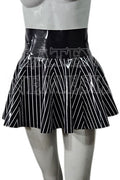 Pinstripe Circle Skirt
