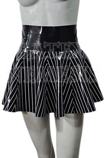 Pinstripe Circle Skirt
