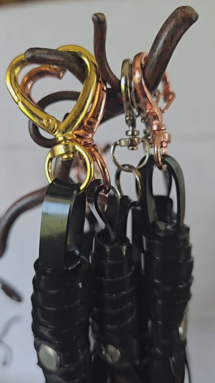 Mini Latex Flogger Keychain - video