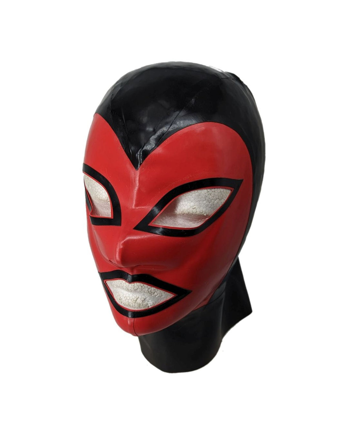 Large - Apprentice Hood 10% Off - Black with Red Face - Black Trim