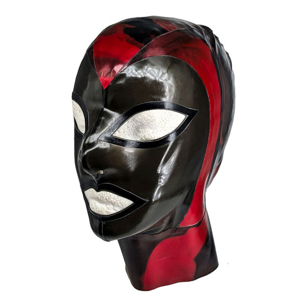 Red marble smoke face