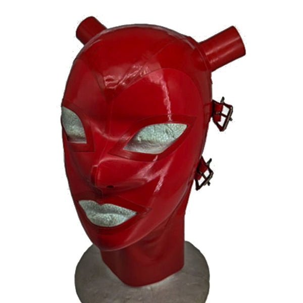 Red with 25 red face magnetic buckles