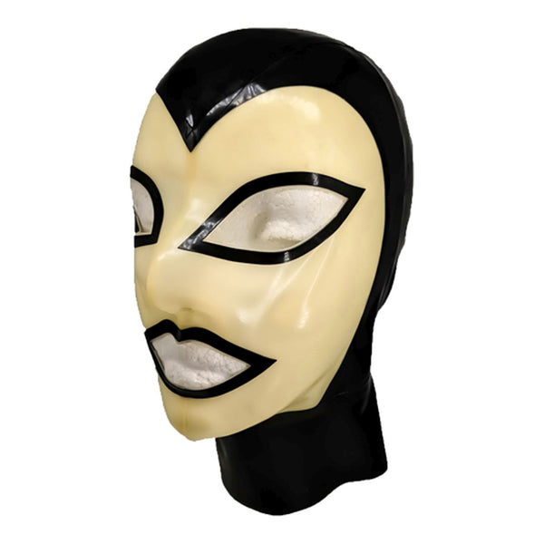 Black with Semi-Trans Natural Face Hood