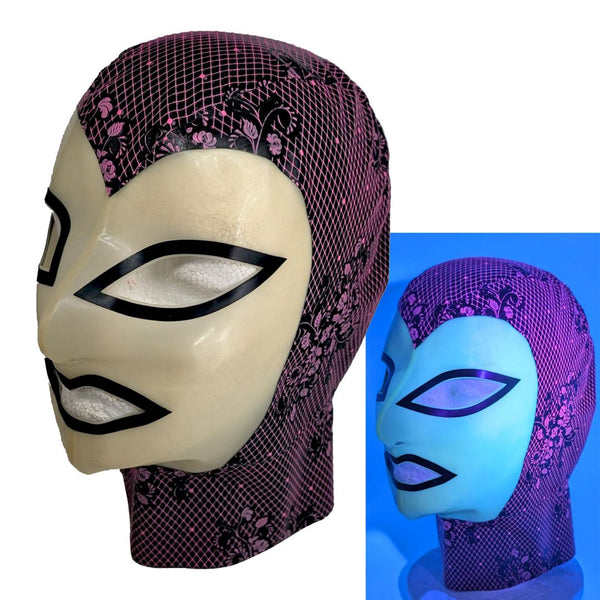 Uv pink lace with trans face