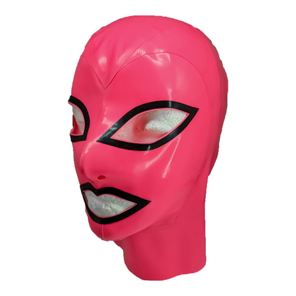 Vibrant Bright Pinkwith Black Trim Hood
